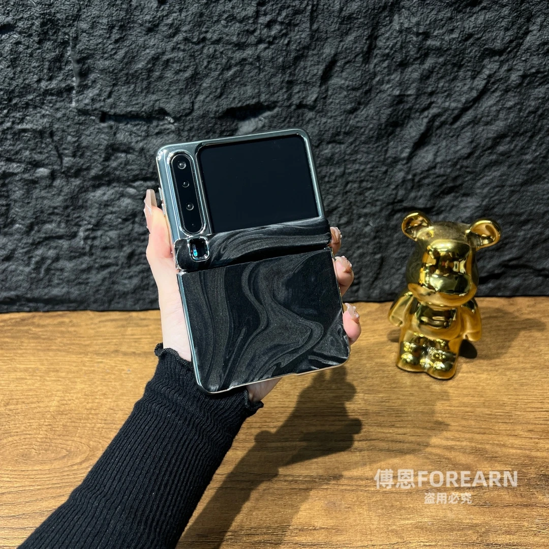 适用于华为PuraX手机壳pura x阔型折叠屏保护套真皮中轴VDE-AL00