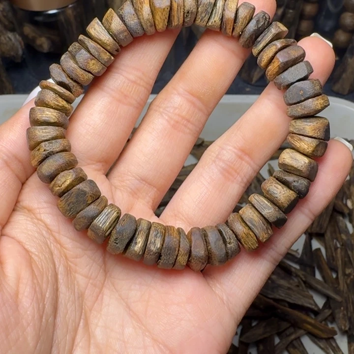 线香海南陆河沉水浮树心片珠10克