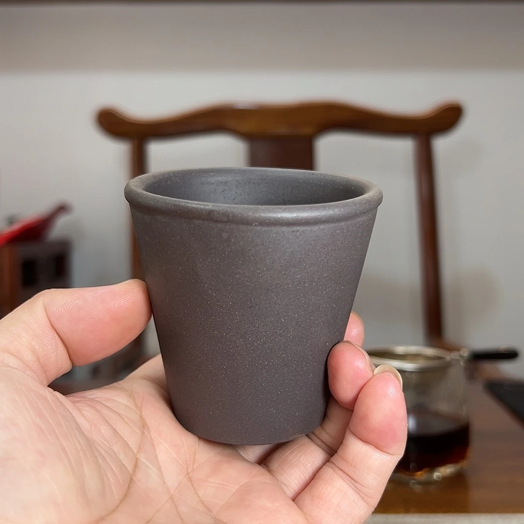 茶壶紫砂原矿天青泥主人杯