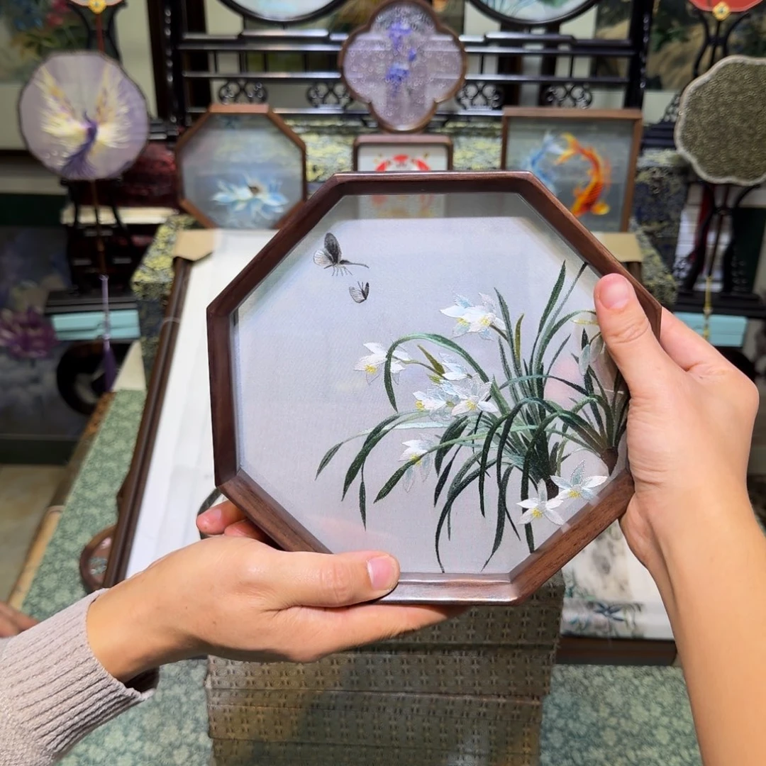 刺绣手工苏绣工艺制作技艺精湛