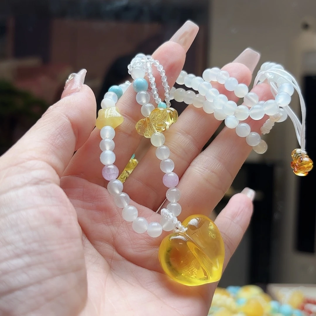 未镶嵌琥珀手链琥珀