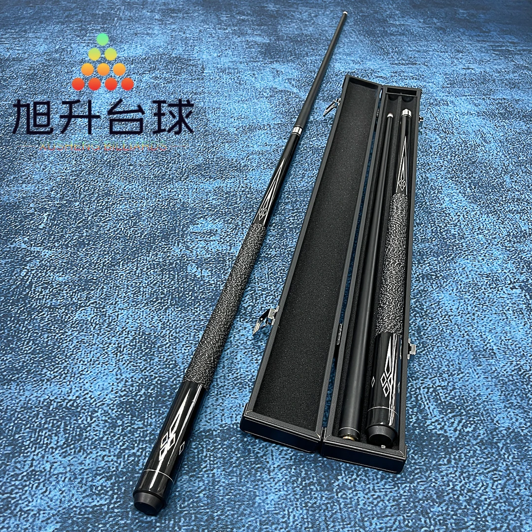 星空枫木台球杆烤漆1/2分体球杆小头杆中式黑八斯诺克九球桌球杆