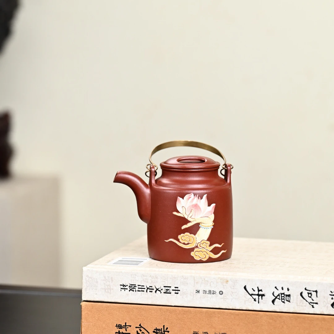 『洋筒』紫砂壶底槽清·容量230cc·10孔出水·吕老师