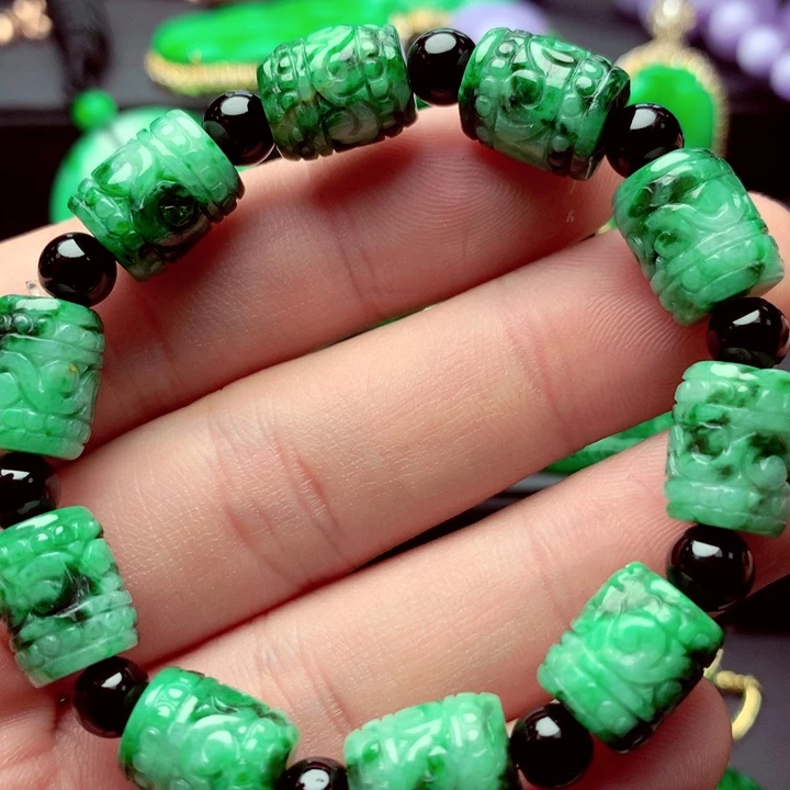 翡翠未镶嵌手链A货