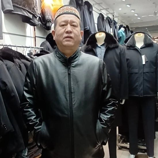 高品质立领牛皮皮夹克保证真皮