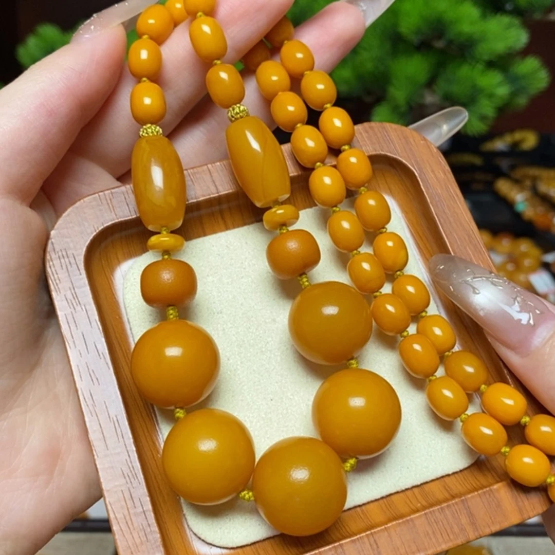 【闪购商品】蜜蜡颈饰未镶嵌项链