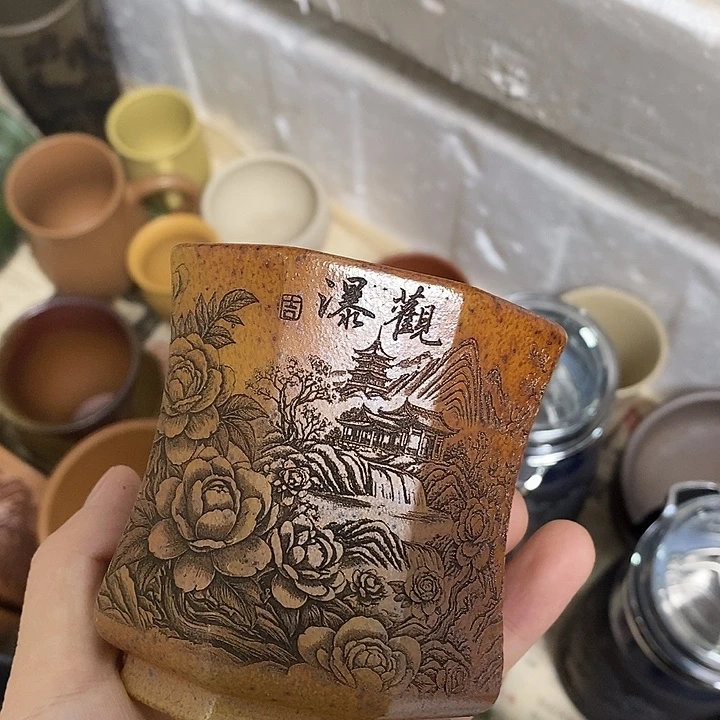 茶杯紫砂放漏111111111111