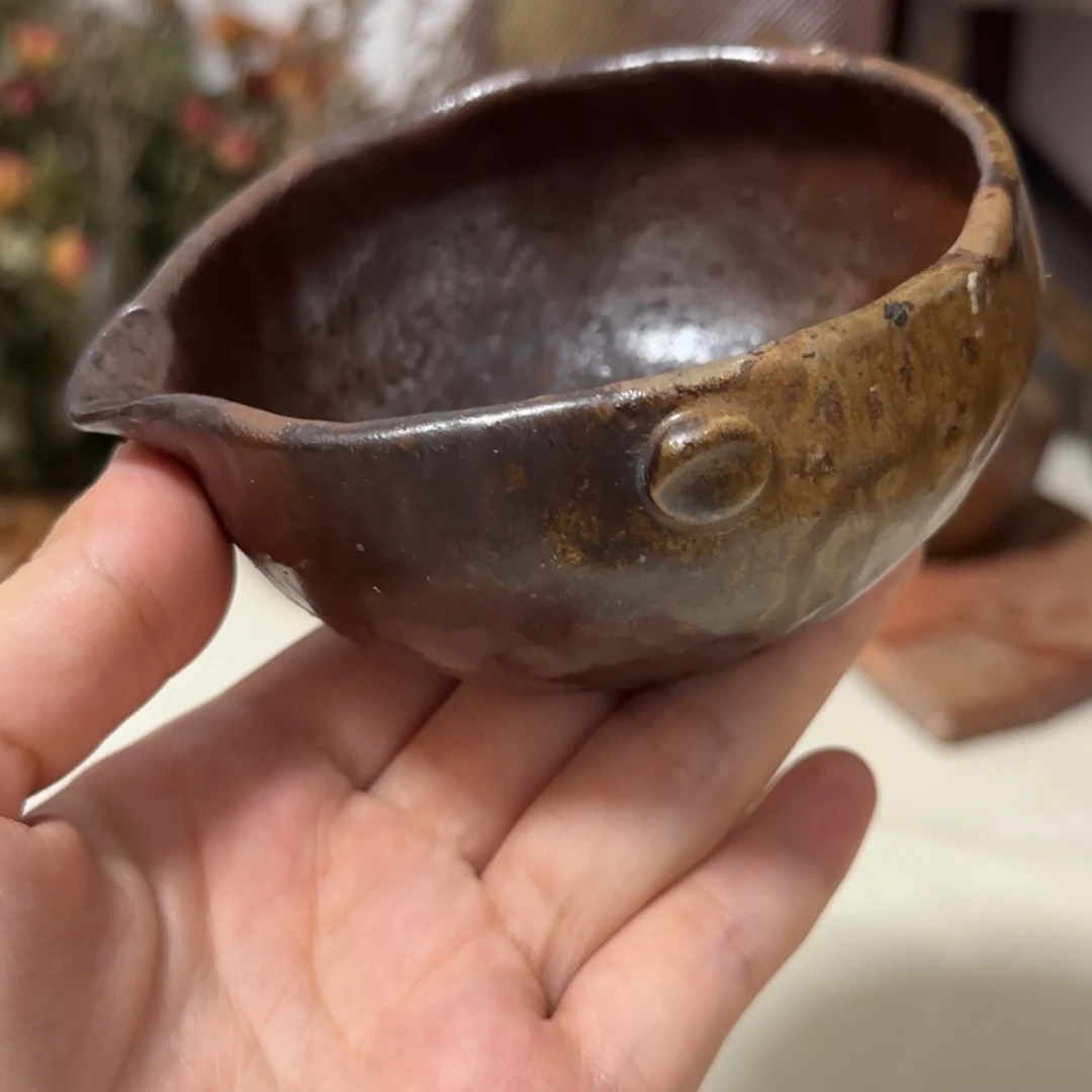备前烧宽山公道杯120毫升