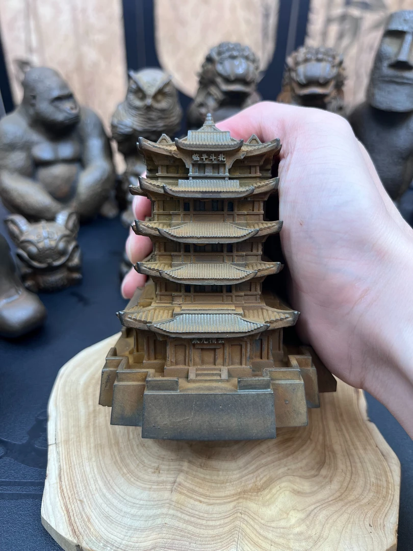 铸铁创意武汉黄鹤楼办公摆件家居装饰工艺收藏品直播间专属链接
