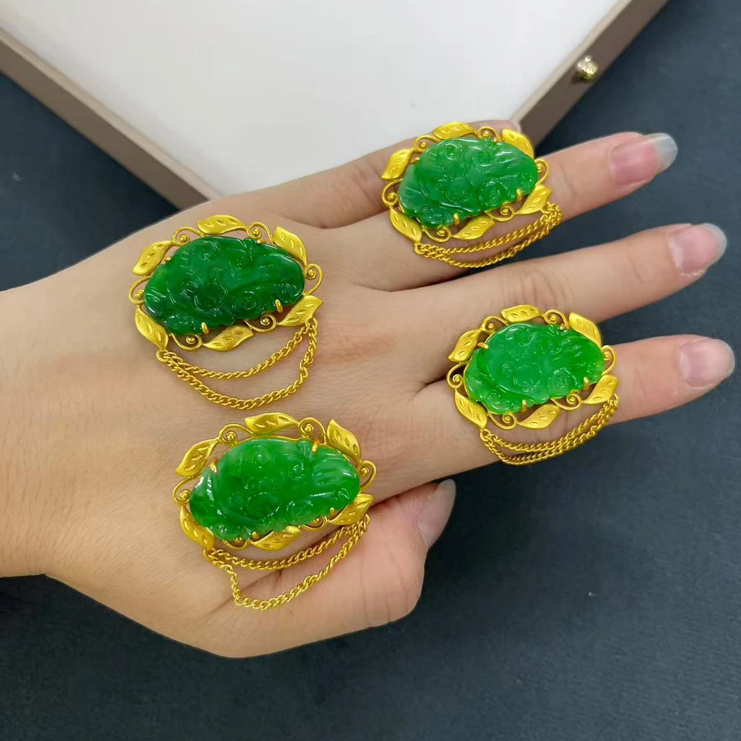 铜合金亚克力胸针 基财商店藏式胸针