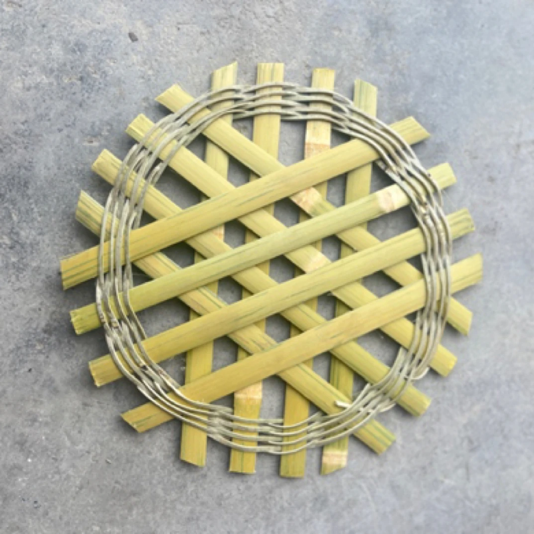 纯手工普通竹编蒸架