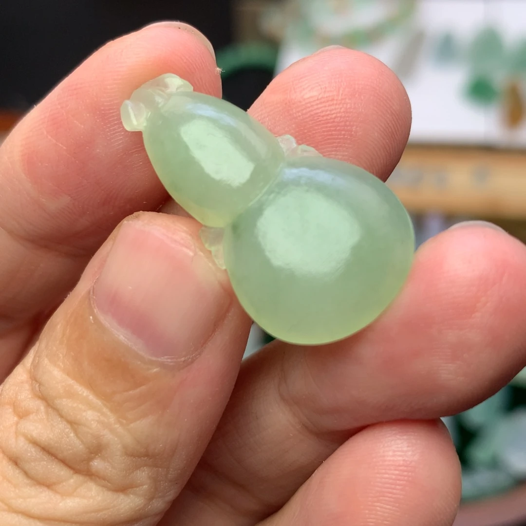 未镶嵌定制翡翠葫芦