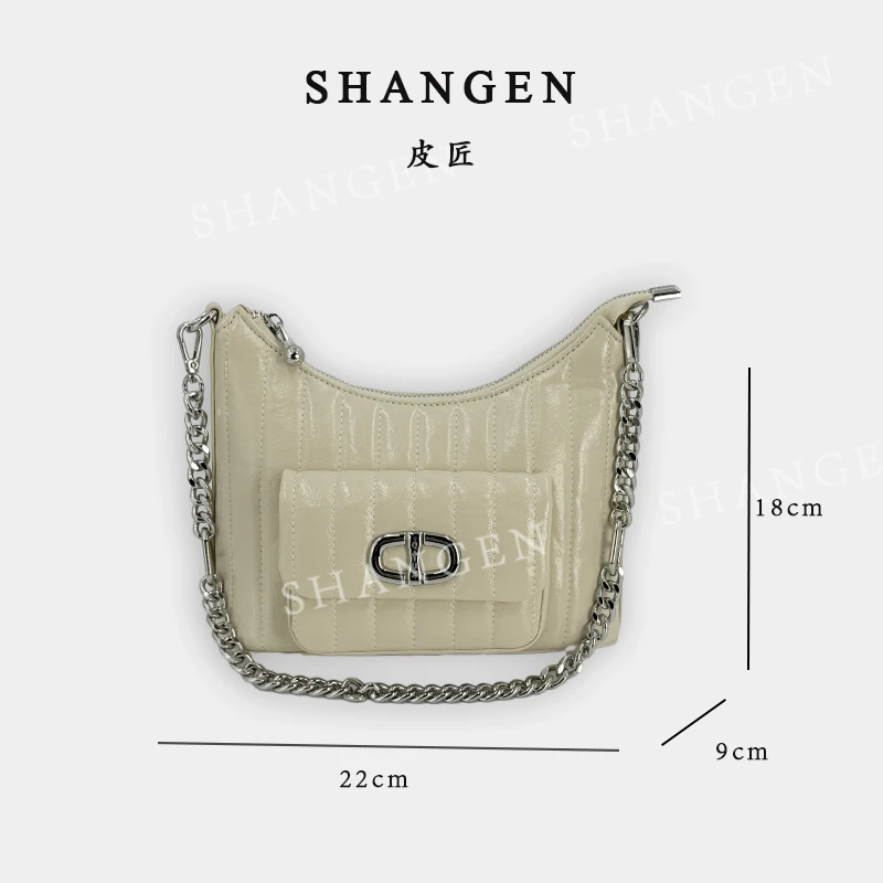 【母亲节礼物】QYX-9732-可可蛋奶-轻奢时尚女士新款手提单肩斜挎包