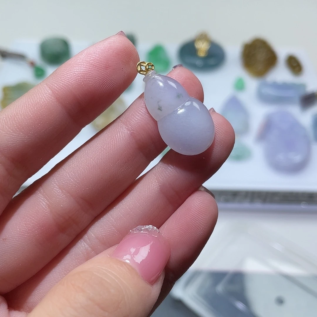 定制翡翠18K金镶嵌¥@ijkjjjkk