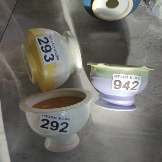 开***心景德镇手工高温陶瓷：福利盆不退不换