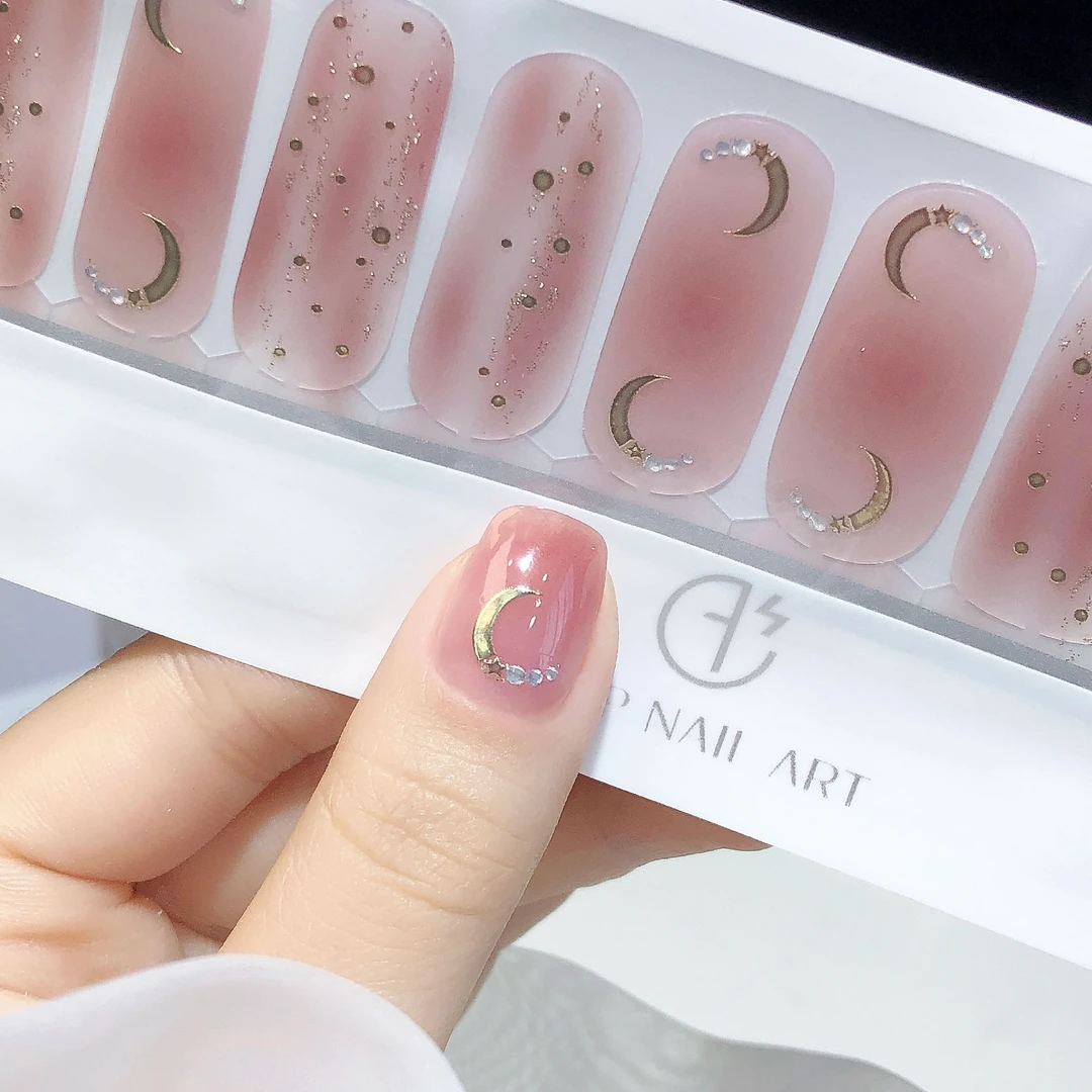 【落日于西】美甲贴纸精致立体甲油胶持久防水免封层指甲贴纸