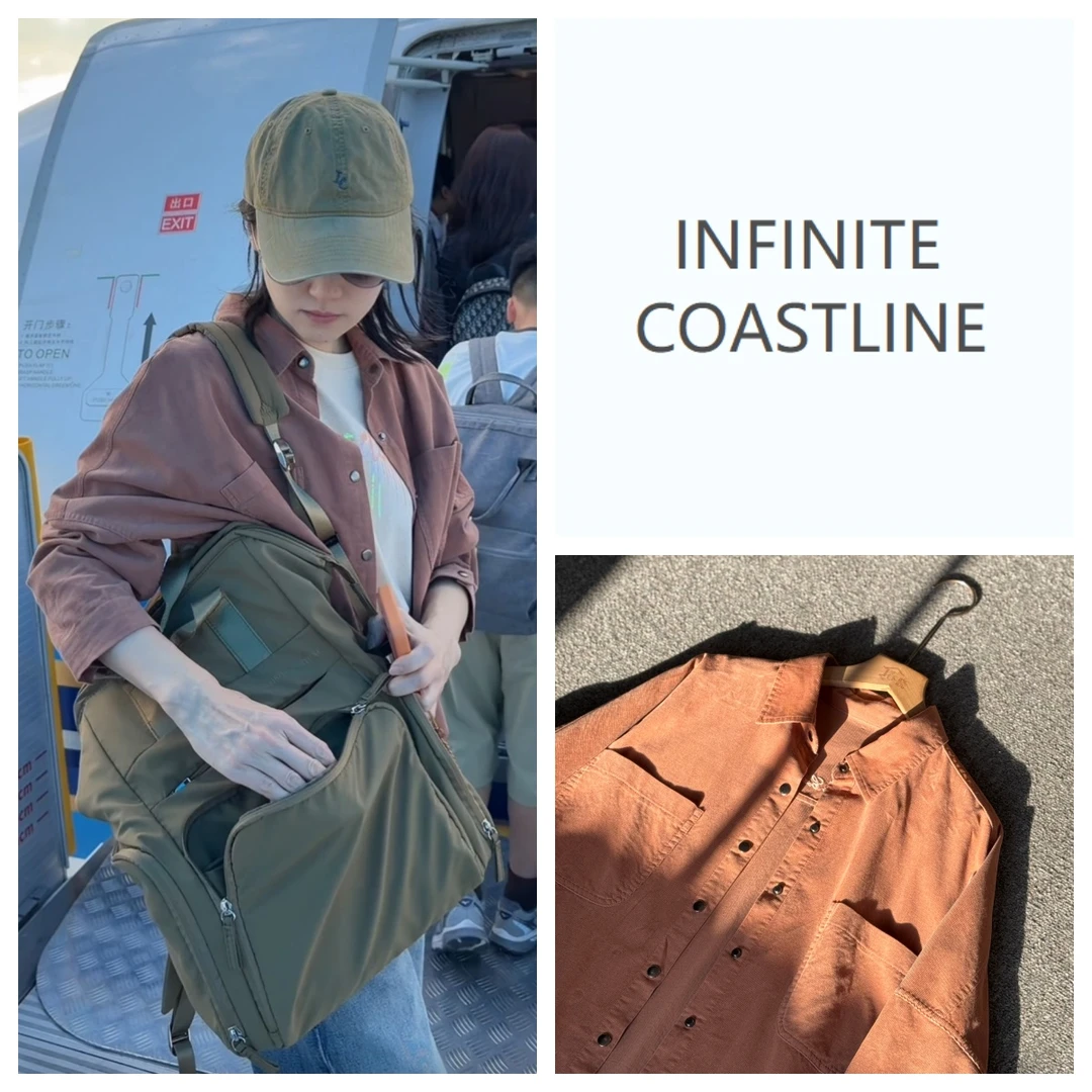 无垠海岸12562“皮粉衬衫” ～细条绒