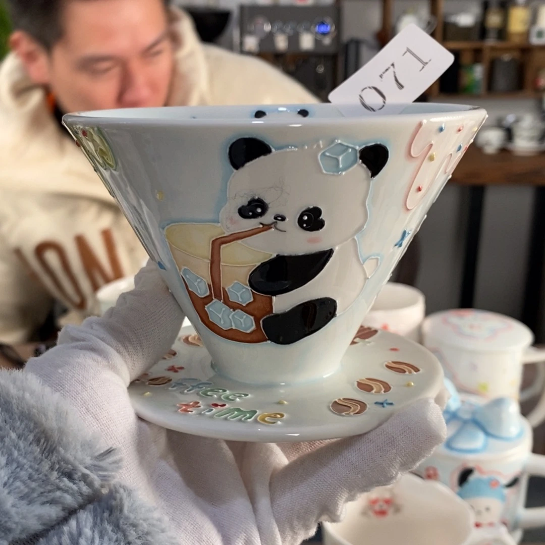 瓷片景德镇釉下彩手绘