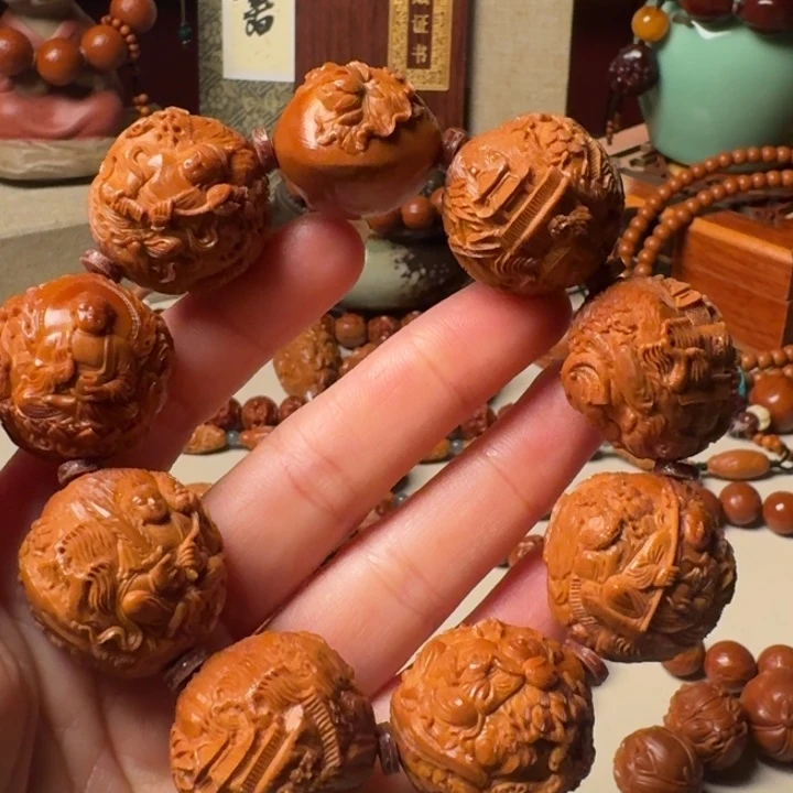 井***温手串/手链橄榄核手工万佛