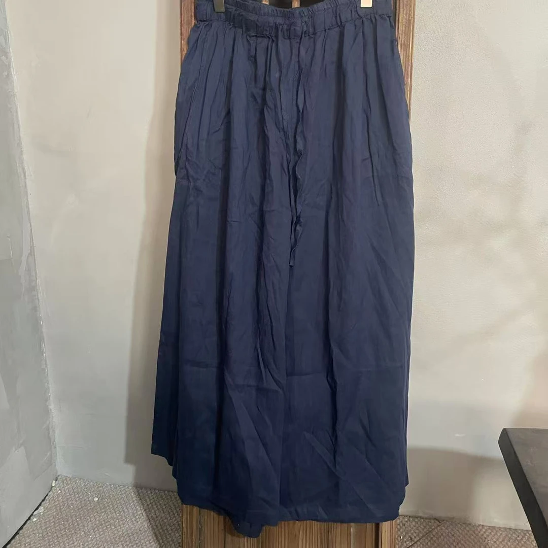 MX715纯色逸显瘦阔腿裤夏季时尚风