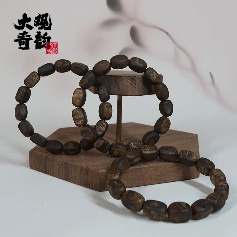 沉香【小重山】S级8mm奇楠大观沉香手串手工海南产区天然产地女士