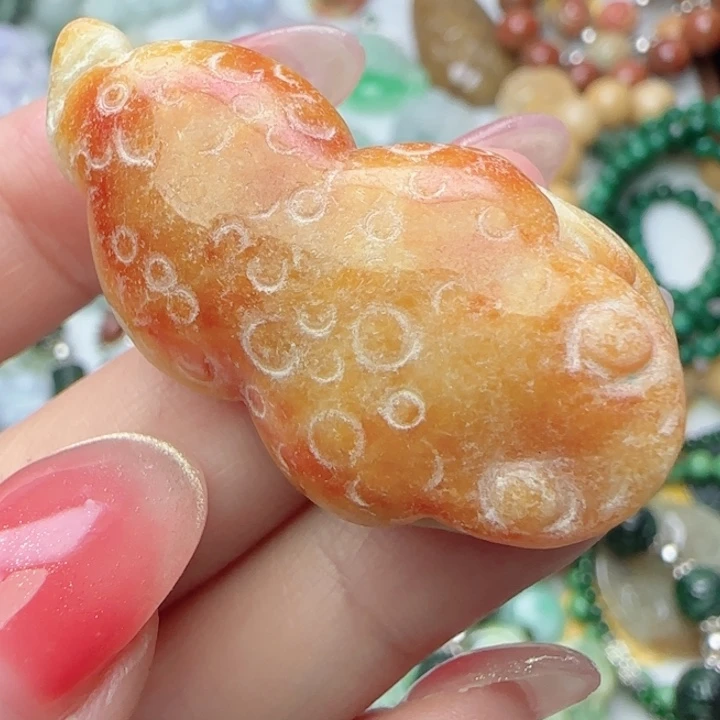 翡翠未镶嵌颈饰天然A货38
