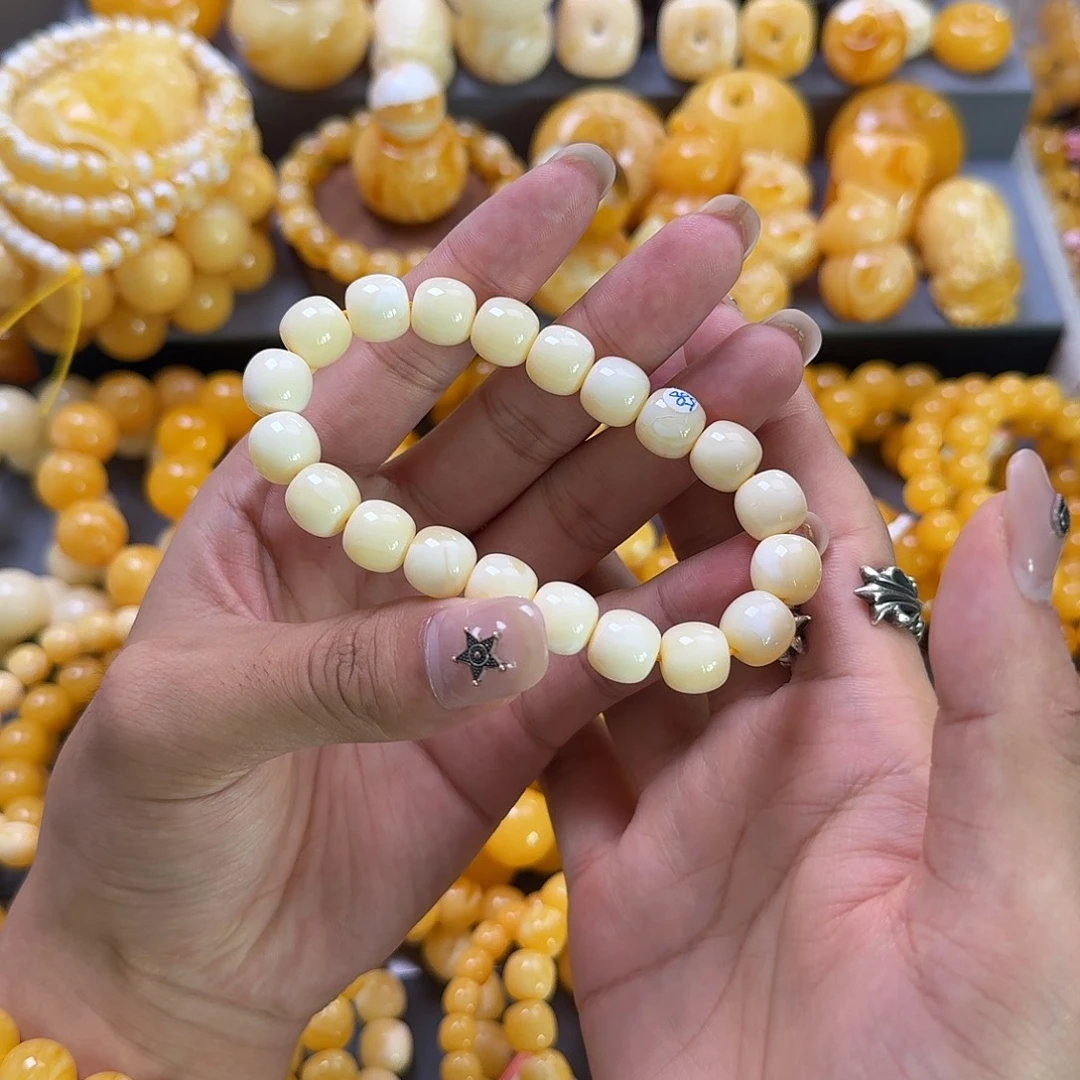 未镶嵌蜜蜡珠宝奇石同料11mm