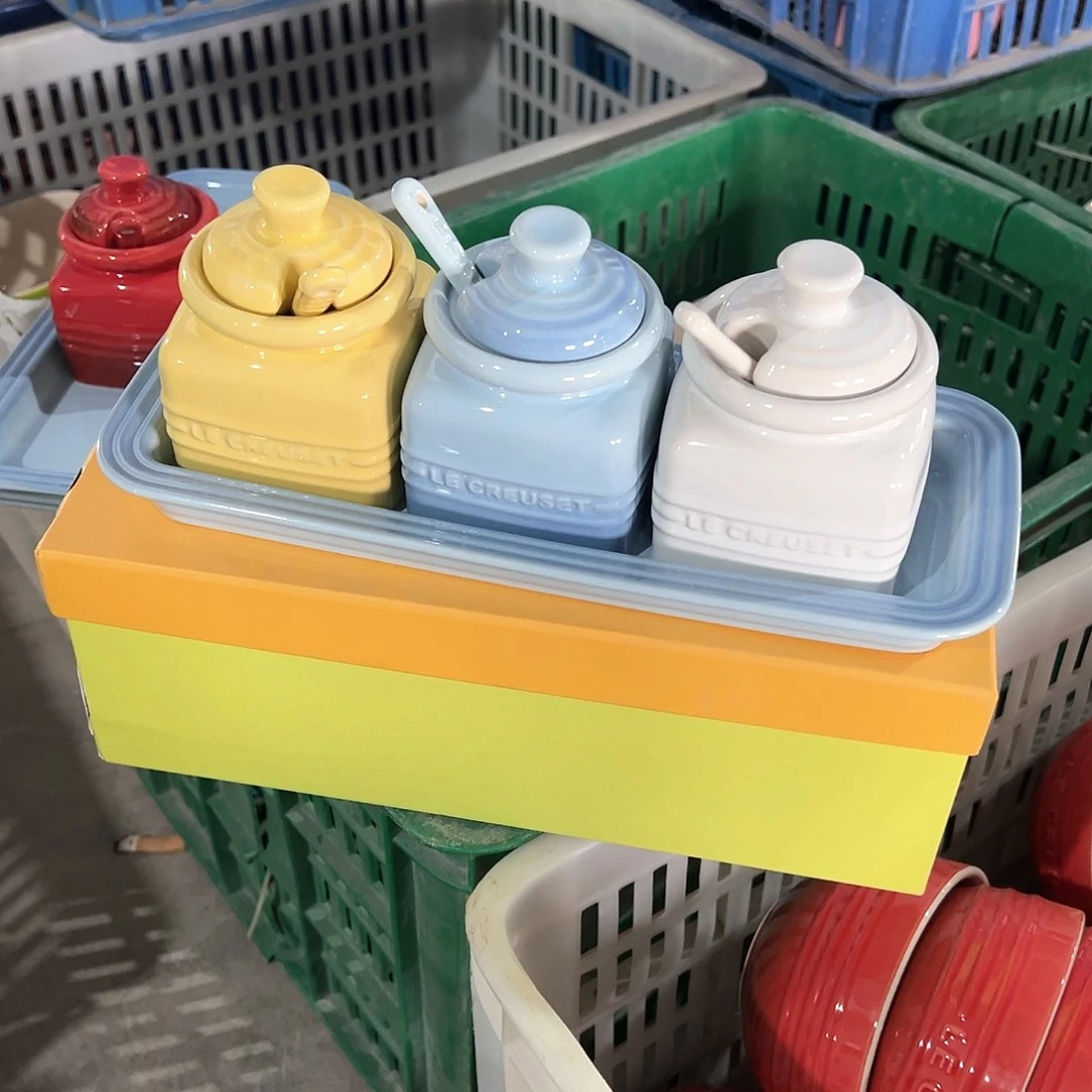 陶瓷 +-+++调料罐礼盒套装 浅色系