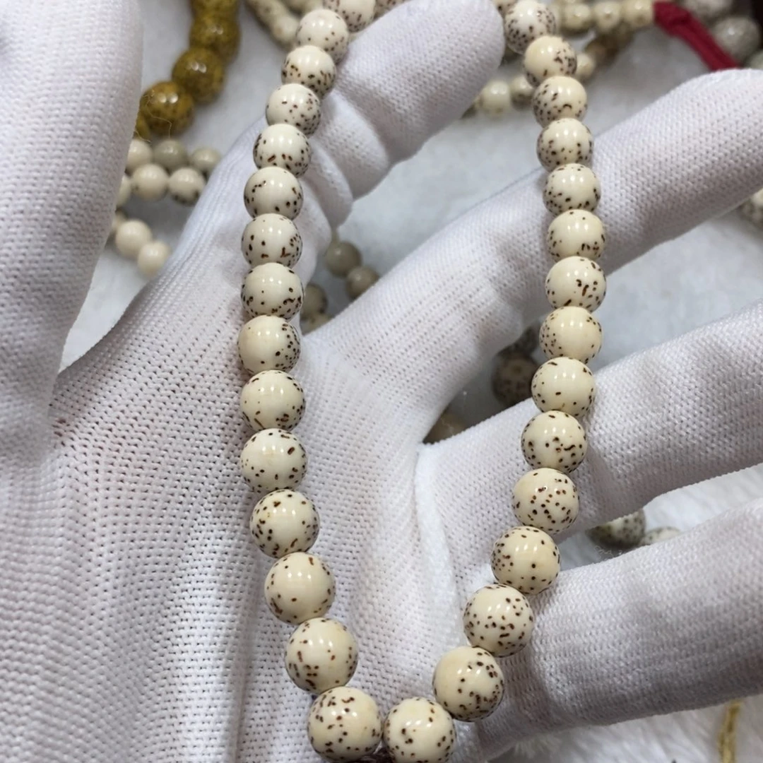 星月菩提手串骨瓷白8