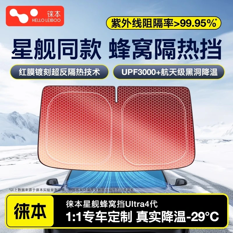 【顶奢超反隔热】2025款汽车遮阳前挡风玻璃防晒车窗遮阳帘板伞