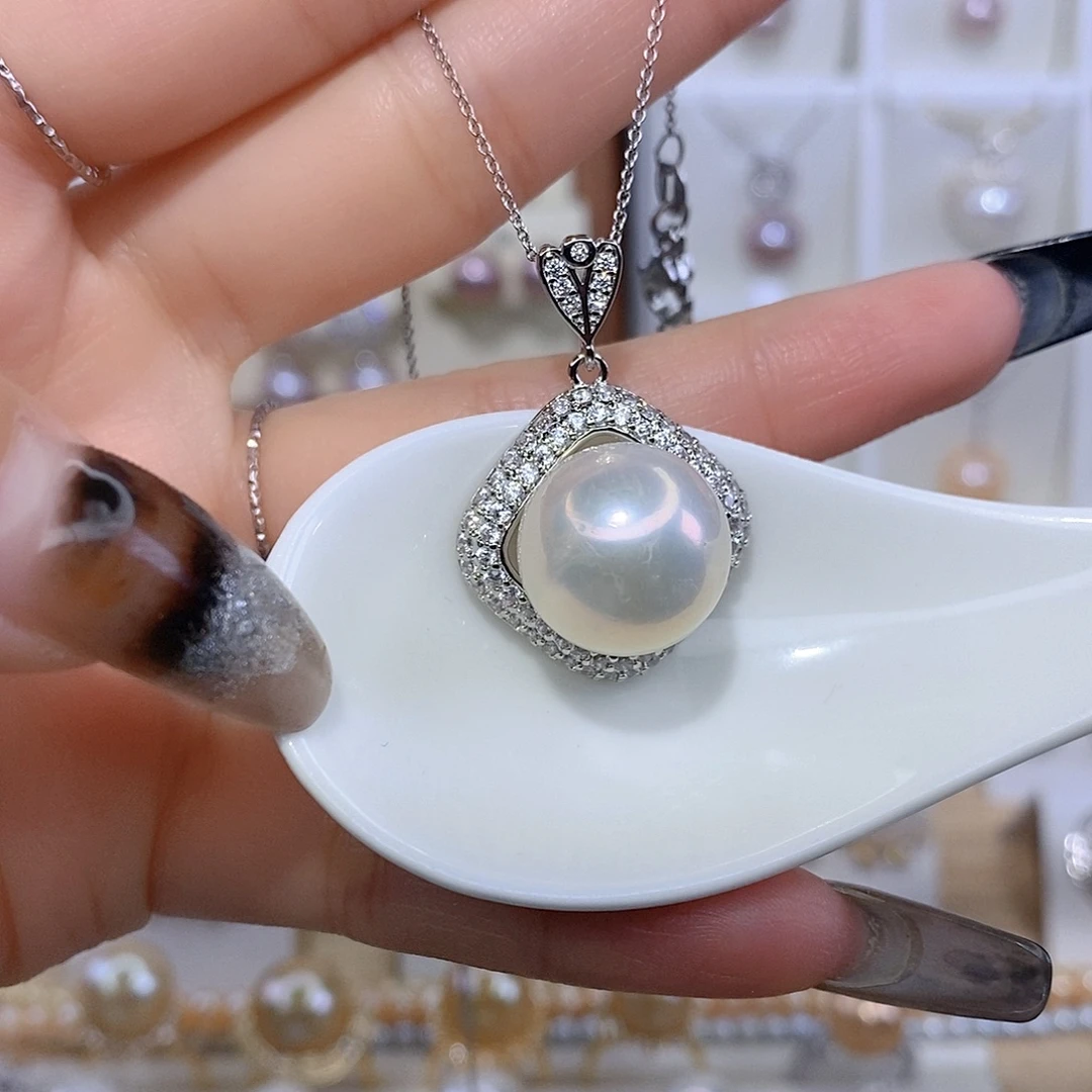 合金淡水珍珠颈饰F