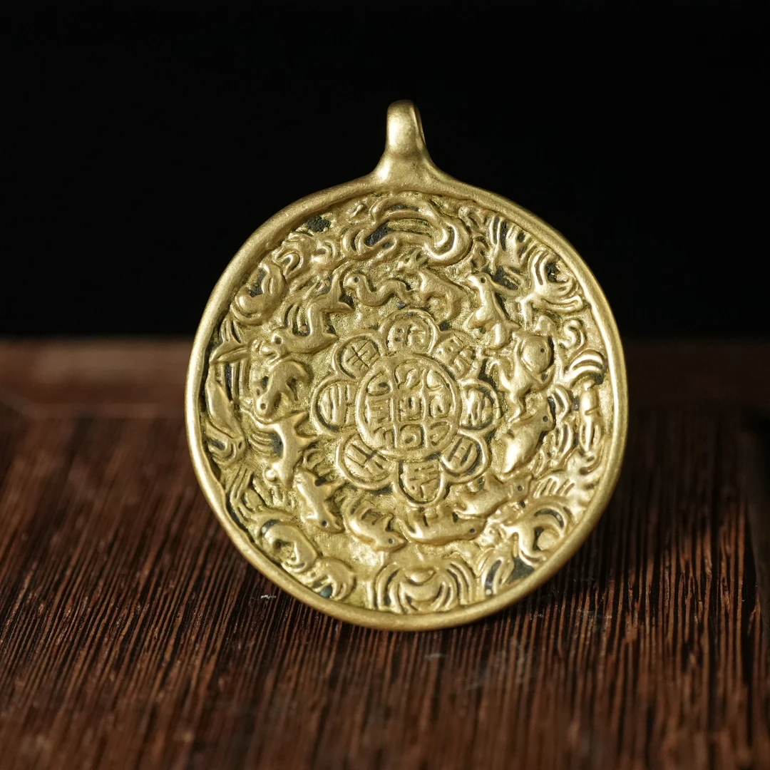 清代九宫八卦牌【古珠精选】AABS250421011