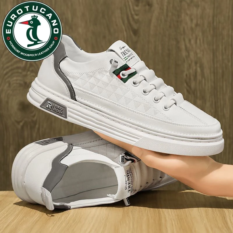 官方正品2025春季新款男士休闲运动鞋韩版学生小白鞋潮流