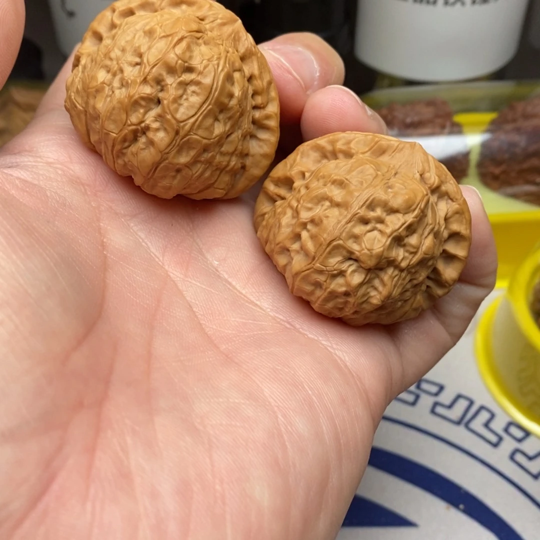 核桃把件四二南瓜墩