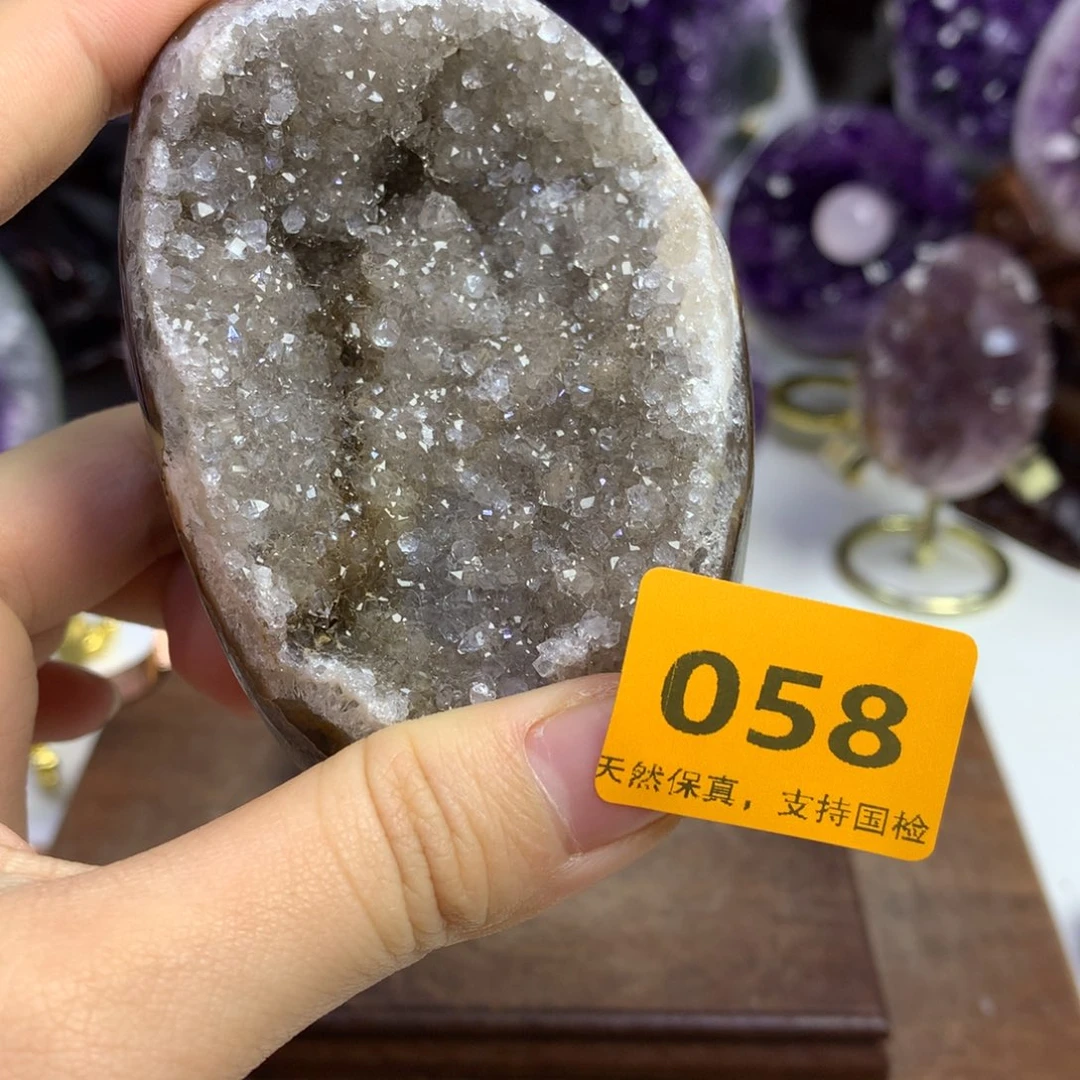 紫晶摆件未镶嵌紫晶