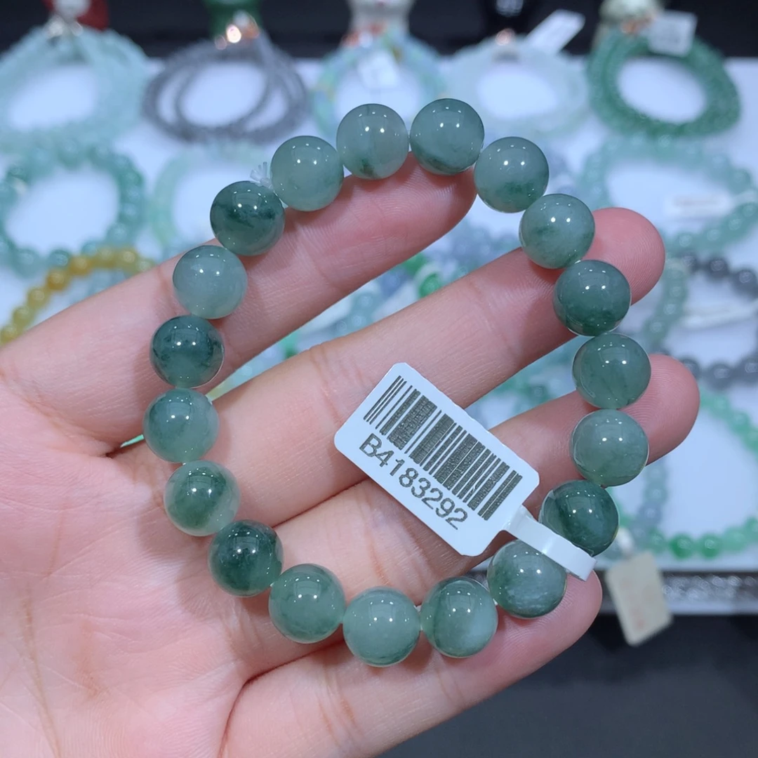 未镶嵌手串翡翠天然