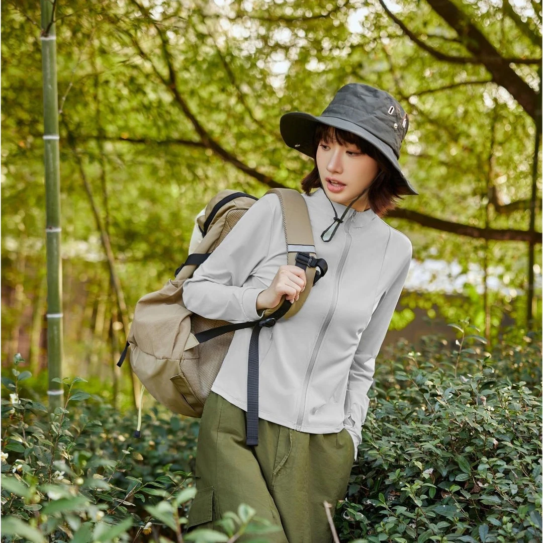 枯叶蝶1064#立领修身防晒衣 高倍防晒指数