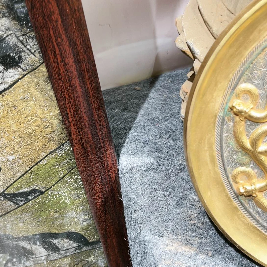 龙瓦当摆件茶台的一