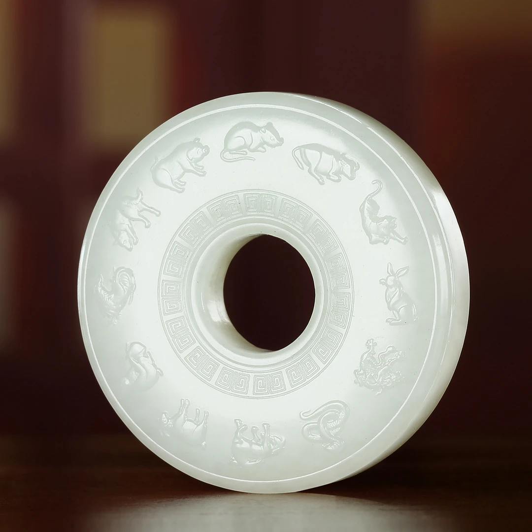 【竞拍】和田玉十二生肖圆满佩 ZD0212-18