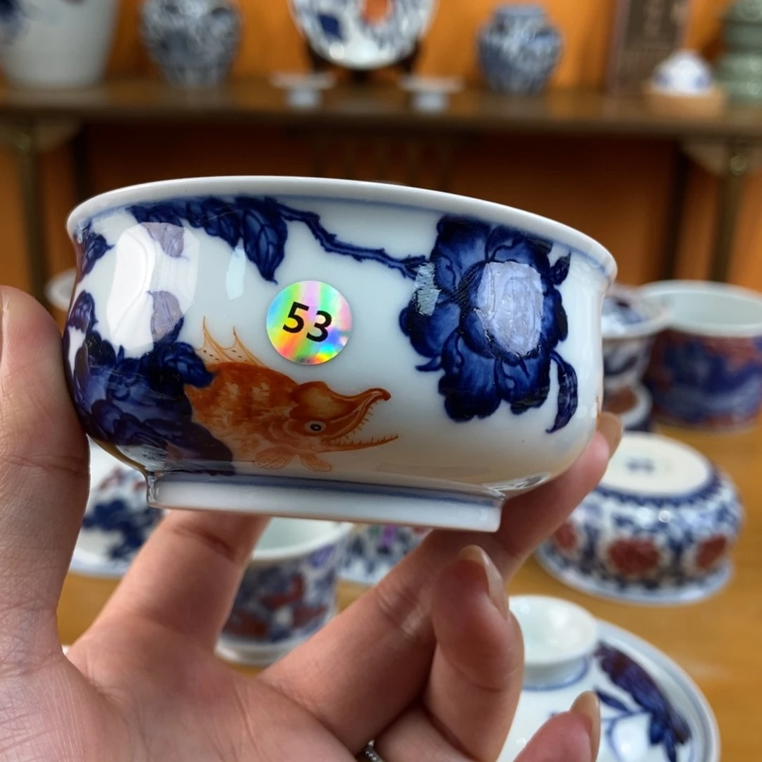 手绘现代茶具非古董