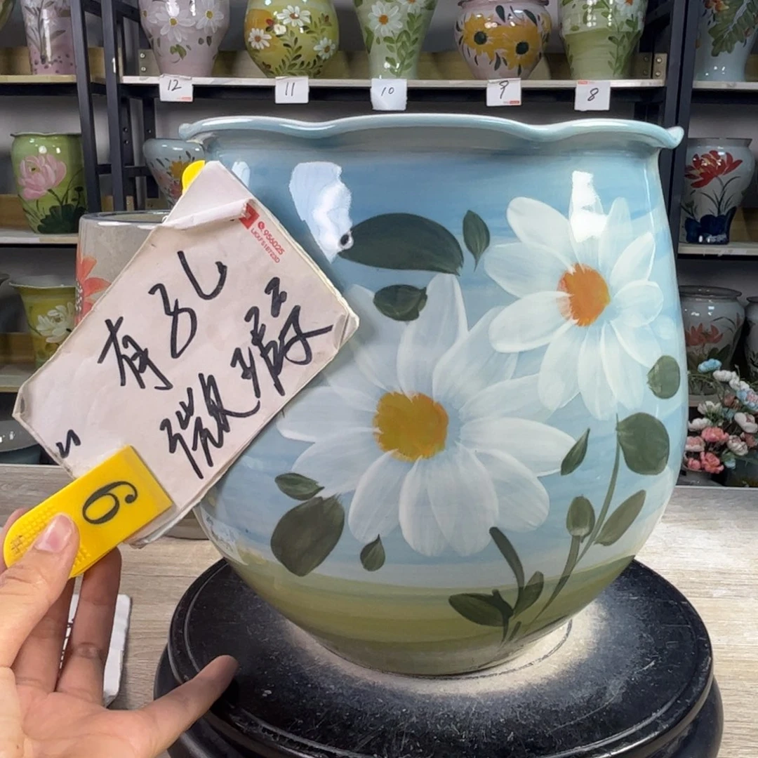 罐 1tc景德镇陶瓷花盆