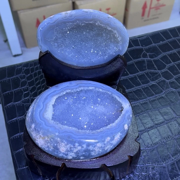 未镶嵌发饰水晶蓝晶盆