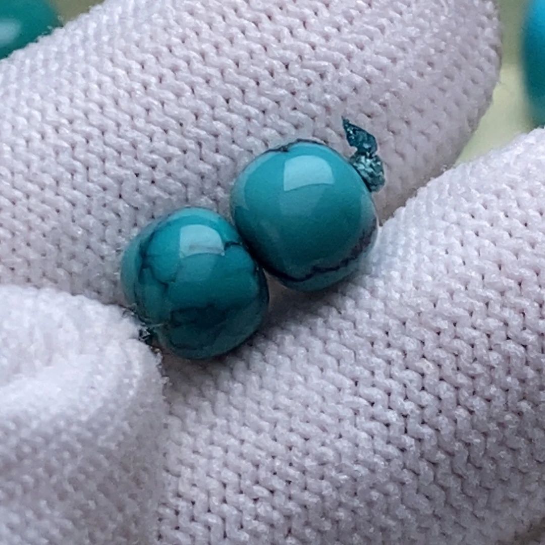 绿松石未镶嵌绿松石7.2mm