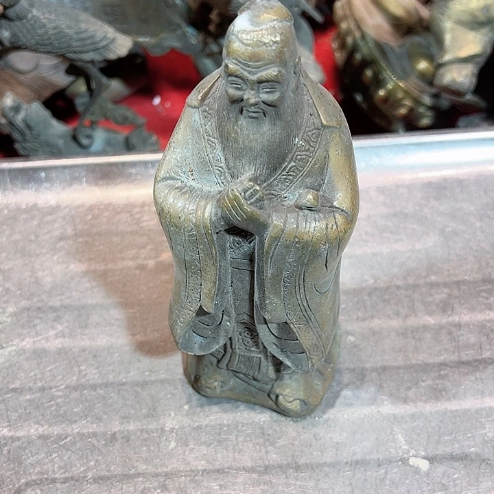 叶*黄铜摆件工艺品，