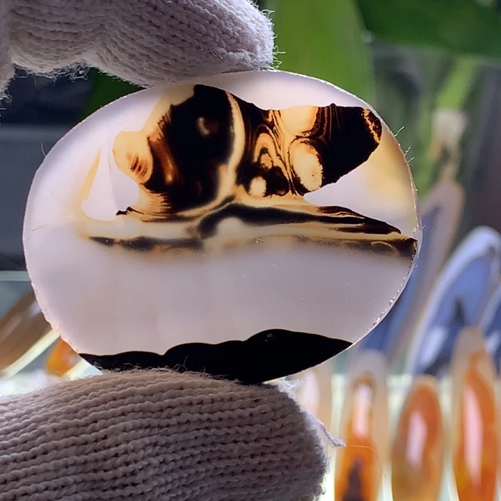 未镶嵌玛瑙/玉髓珠宝半成品172