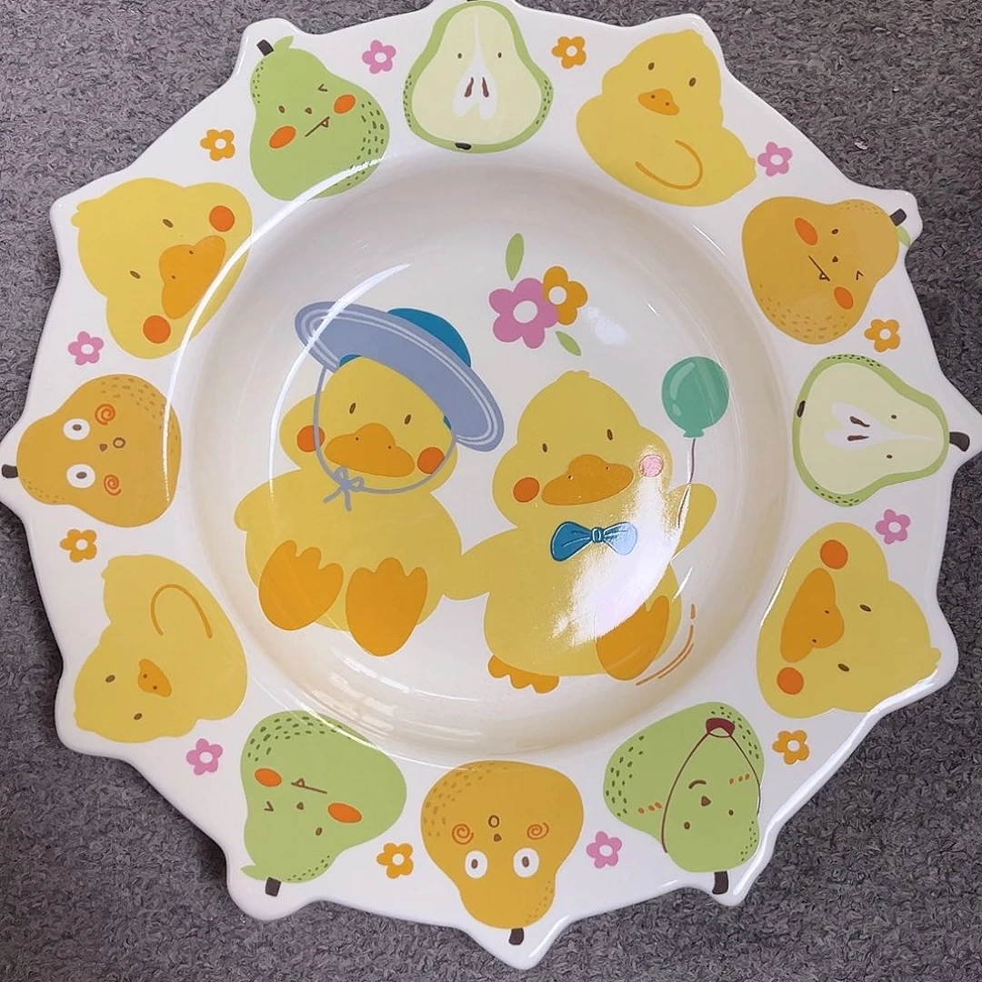 陶瓷鸭梨十寸拌面盘