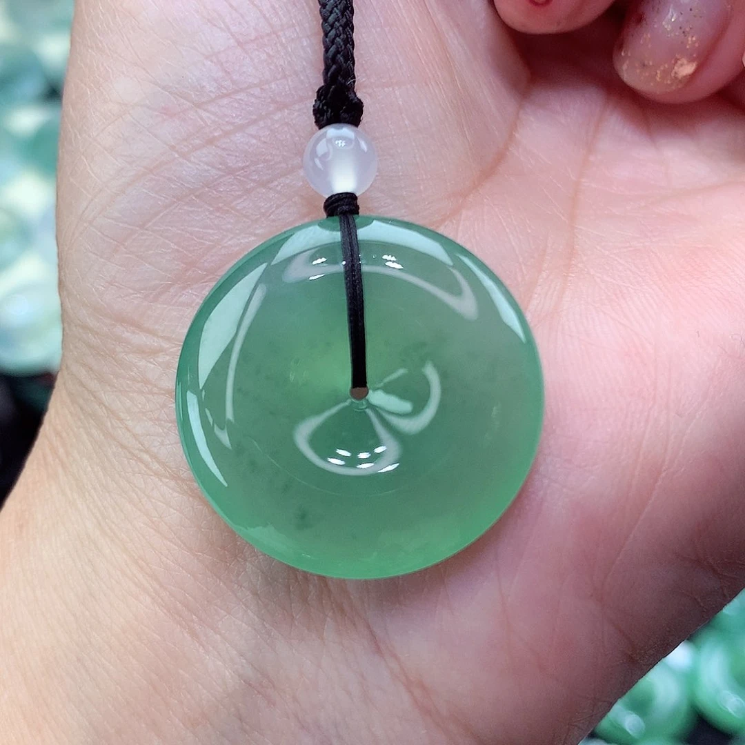 翡翠颈饰未镶嵌75翡翠25.5:5.5