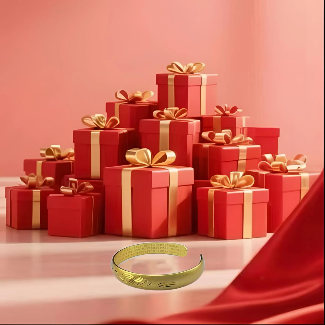 典雅级原创春节风格惊喜礼盒搭配精品挂件H004