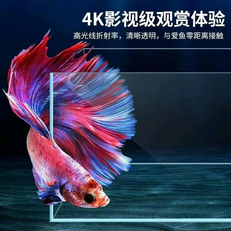 【长60宽25高30】新人开播福利金晶超白鱼缸溪流热带一体客厅锦鲤