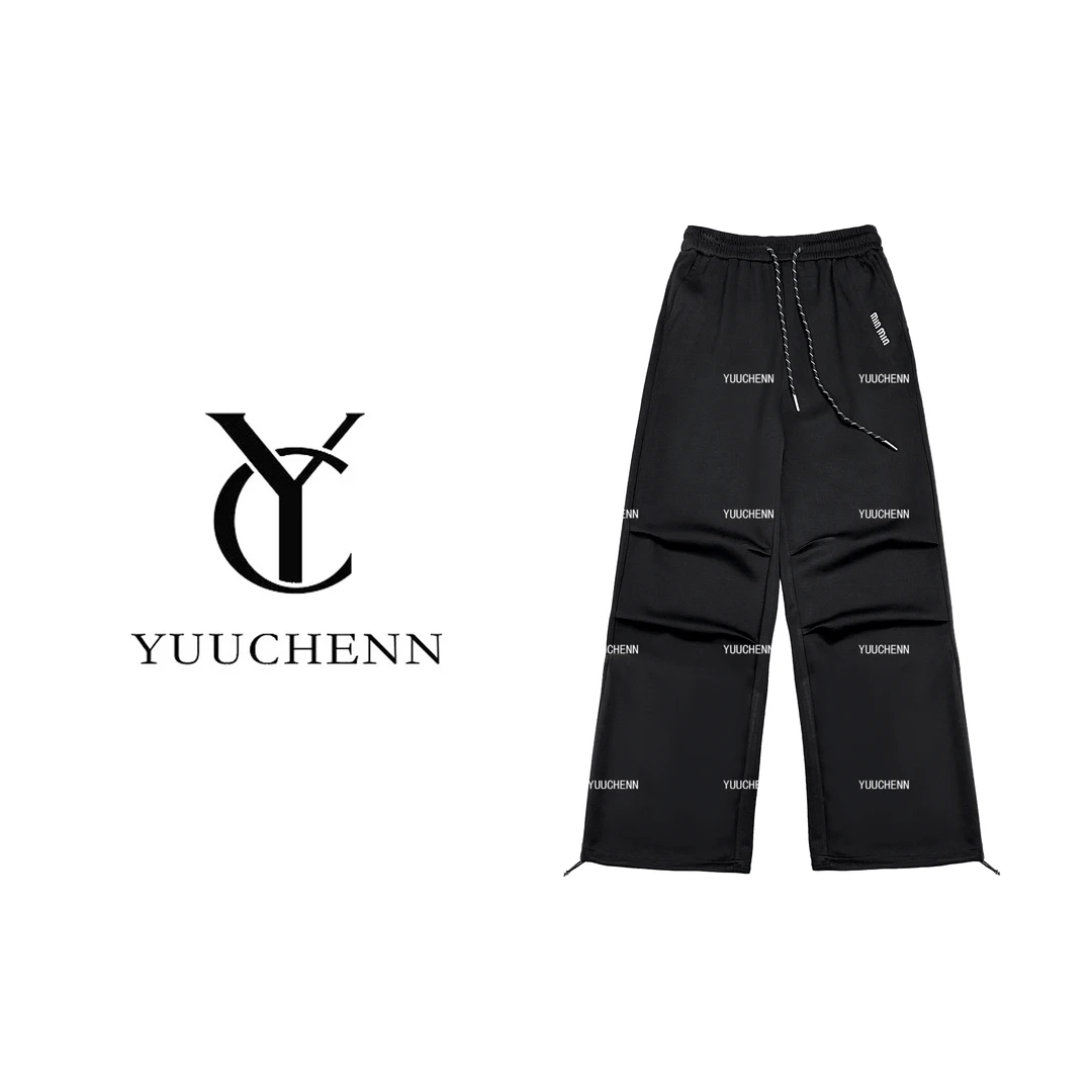 YUUCHENN 简约复古工装宽松显瘦休闲裤 W68852